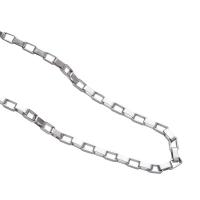 Stainless Steel Box Chain 304 Stainless Steel original color Sold By m