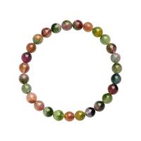 Natural Tourmaline Bracelet polished & Unisex multi-colored Sold By PC