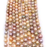 Cultured Baroque Freshwater Pearl Beads Natural & fashion jewelry & DIY multi-colored 10-11mm Sold Per 36.5-38.5 cm Strand