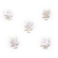 Natural White Shell Hangers, White Lip Shell, Adelaar, Gesneden, DIY, wit, 13x22mm, Verkocht door PC