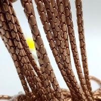 Messing Snake Chain, guldfarve belagt, du kan DIY & cobra kæde, gylden, nikkel, bly & cadmium fri, 4.50mm, Solgt af m