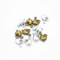 Zinc Alloy Heart Pendants plated DIY nickel lead & cadmium free Approx 1.5mm Sold By PC