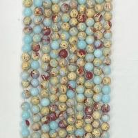 Koraliki z kameniem szlachetnym, Shoushan Stone, Koło, Naturalne, różnej wielkości do wyboru, mieszane kolory, sprzedawane na około 14.96 cal Strand