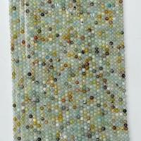 Amazonit Perlen, rund, natürlich, verschiedene Größen vorhanden, gemischte Farben, verkauft per ca. 14.96 ZollInch Strang