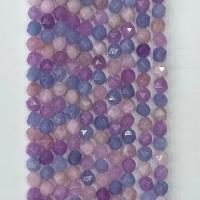Koraliki Biżuteria naturalny kwarc, Koło, Naturalne, różnej wielkości do wyboru & fasetowany, mieszane kolory, sprzedawane na około 14.96 cal Strand