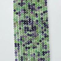 Perles de fluorite, Fluorite colorée, Rond, naturel, normes différentes pour le choix, couleurs mélangées, Vendu par Environ 14.96 pouce brin