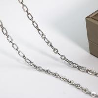 Овальный цепь из нержавеющей стали, Нержавеющая сталь 304, DIY, оригинальный цвет, 4mm, продается м