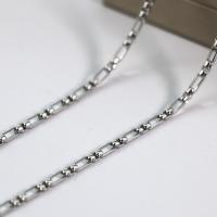 Stainless Steel Figaro Chain 304 Stainless Steel DIY original color 3mm Sold By m
