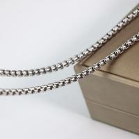 Stainless Steel Box Chain 304 Stainless Steel DIY original color 4mm Sold By m