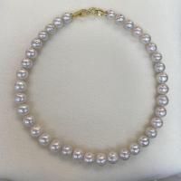 Freshwater Pearl Brass Necklace with Brass fashion jewelry & for woman white 12mm Length Approx 17 Inch Sold By PC