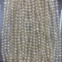 Koraliki Keishi z hodowlanych pereł słodkowodnych, Perła naturalna słodkowodna, DIY, biały, 7-8mm, sprzedawane na około 15 cal Strand