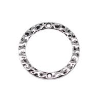 Cink Alloy Povezivanje Ring, Uštipak, starinski srebrne boje pozlaćen, Berba & možete DIY, nikal, olovo i kadmij besplatno, 20x20mm, Prodano By PC