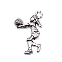 Character Zinc Alloy Pendants plated vintage & DIY nickel lead & cadmium free Sold By PC
