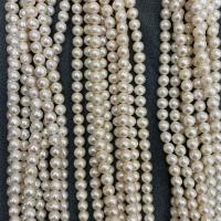 Přírodní sladkovodní perly perlí, Sladkovodní Pearl, DIY & různé styly pro výběr, bílý, 10-11mm, Prodáno za Cca 15 inch Strand