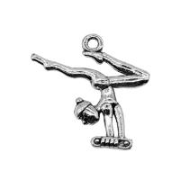 Character Zinc Alloy Pendants antique silver color plated vintage & DIY nickel lead & cadmium free Sold By PC