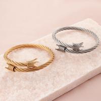 Stainless Steel Bangle 304 Stainless Steel Adjustable & fashion jewelry & for man 5mm 60mm Sold By PC