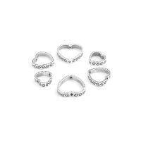 925 Sterling Sølv Mellemled Perler, Heart, du kan DIY & forskellig størrelse for valg, Solgt af PC