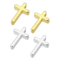 Brass Cross Pendants plated fashion jewelry & DIY Approx 1mm Sold By PC