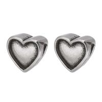 Stainless Steel Beads 316 Stainless Steel Heart DIY original color Approx 2mm Sold By PC