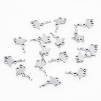 Stainless Steel Animal Pendants 304 Stainless Steel Bird DIY original color Sold By PC