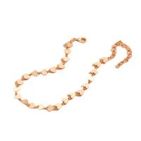 Zinc Alloy Anklet plated folk style & with rhinestone Sold By PC