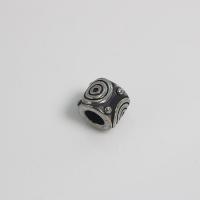 Rostfritt stål pärlor, 304 rostfritt stål, mode smycken & DIY, 10.60x9.10mm, Hål:Ca 4mm, Säljs av PC