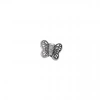 Zinc Alloy Animal Beads Butterfly antique silver color plated vintage & DIY nickel lead & cadmium free Approx Sold By Bag