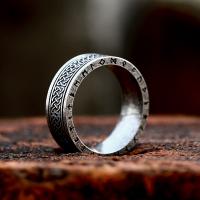 Stainless Steel Finger Ring Titanium Steel vintage & for man US Ring Sold By PC
