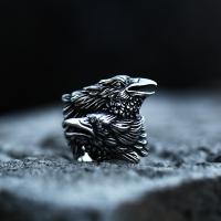 Titanium Steel Finger Ring Bird polished vintage & for man Sold By PC
