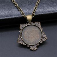 Zinc Alloy Pendant Cabochon Setting plated vintage & DIY nickel lead & cadmium free 20mm Sold By PC
