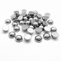 Edelstahl-Beads, 304 Edelstahl, poliert, DIY & Maschine Polieren & verschiedene Größen vorhanden, originale Farbe, 100PCs/Tasche, verkauft von Tasche