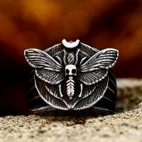 Titanium Steel Finger Ring Insect polished vintage & for man US Ring Sold By PC