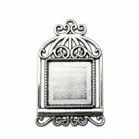 Zinc Alloy Pendant Cabochon Setting plated vintage & DIY nickel lead & cadmium free 20mm Sold By PC