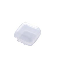 Polypropylene(PP) Beads Container, Square, Mini & dustproof, clear, 35x35mm, Sold By PC