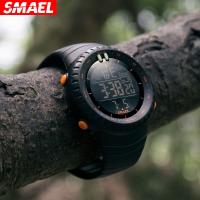 SMAEL®Men Smykker Watch, Organisk glas, med Resin & 304 rustfrit stål, Livsbestandig & for mennesket, flere farver til valg, 50mm, Længde Ca. 210 mm, Solgt af PC