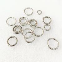 Korrózióálló acél zárt gyűrűt, 304 rozsdamentes acél, DIY & különböző méretű a választás, az eredeti szín, 500PC-k/Bag, Által értékesített Bag