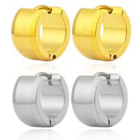 Stainless Steel Lever Terug Earring, 304 roestvrij staal, plated, mode sieraden & voor vrouw, meer kleuren voor de keuze, 13x7mm, Verkocht door pair