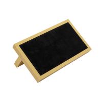 Velvet Earring Display, Velveteen, with PU Leather, black, 230x130x95mm, Sold By PC