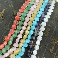 Mixed Gemstone Beads Natural Stone Carved DIY Approx 1.5mm Sold By PC