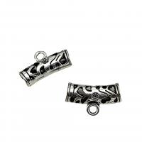 Zinc Alloy Bail Beads antique silver color plated vintage & DIY nickel lead & cadmium free Approx 3mm Approx Sold By Bag