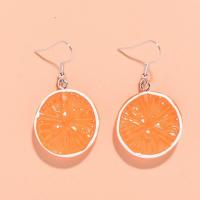 Resin Earring handmade fashion jewelry & for woman 26*46mm Approx Sold By Lot