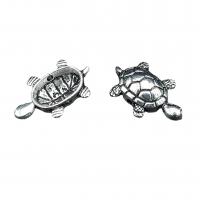 Zinc Alloy Spacer Beads Turtle antique silver color plated DIY nickel lead & cadmium free Approx 1mm Approx Sold By Bag
