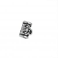 Zinc Alloy Bail Beads Column antique silver color plated vintage & DIY nickel lead & cadmium free Approx Sold By Bag
