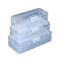 Caja de Almacenaamiento, Polipropileno (PP), Rectángular, Polvo & transparente & diverso tamaño para la opción, Vendido por UD