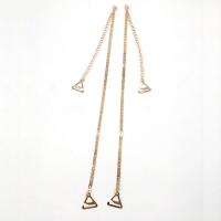 Jewelry Accessories Brass with Stainless Steel gold color plated adjustable & for woman Length Approx 45 cm Sold By Pair