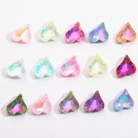 Fashion Nail Supplies Glass Heart DIY Sold By Lot