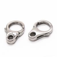 Stainless Steel Lobster Claw Clasp, 304 Stainless Steel, polished, DIY & different size for choice, original color, Sold By PC