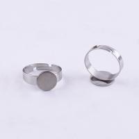 304 Stainless Steel Pad Ring Base DIY & adjustable original color Sold By PC