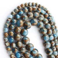 Gemstone Jewelry Beads Cloisonne Stone Round DIY Sold By Strand