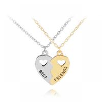 Couple Necklace Zinc Alloy with 1.96inch extender chain fashion jewelry & Unisex nickel lead & cadmium free Length Approx 17.71 Inch Sold By PC